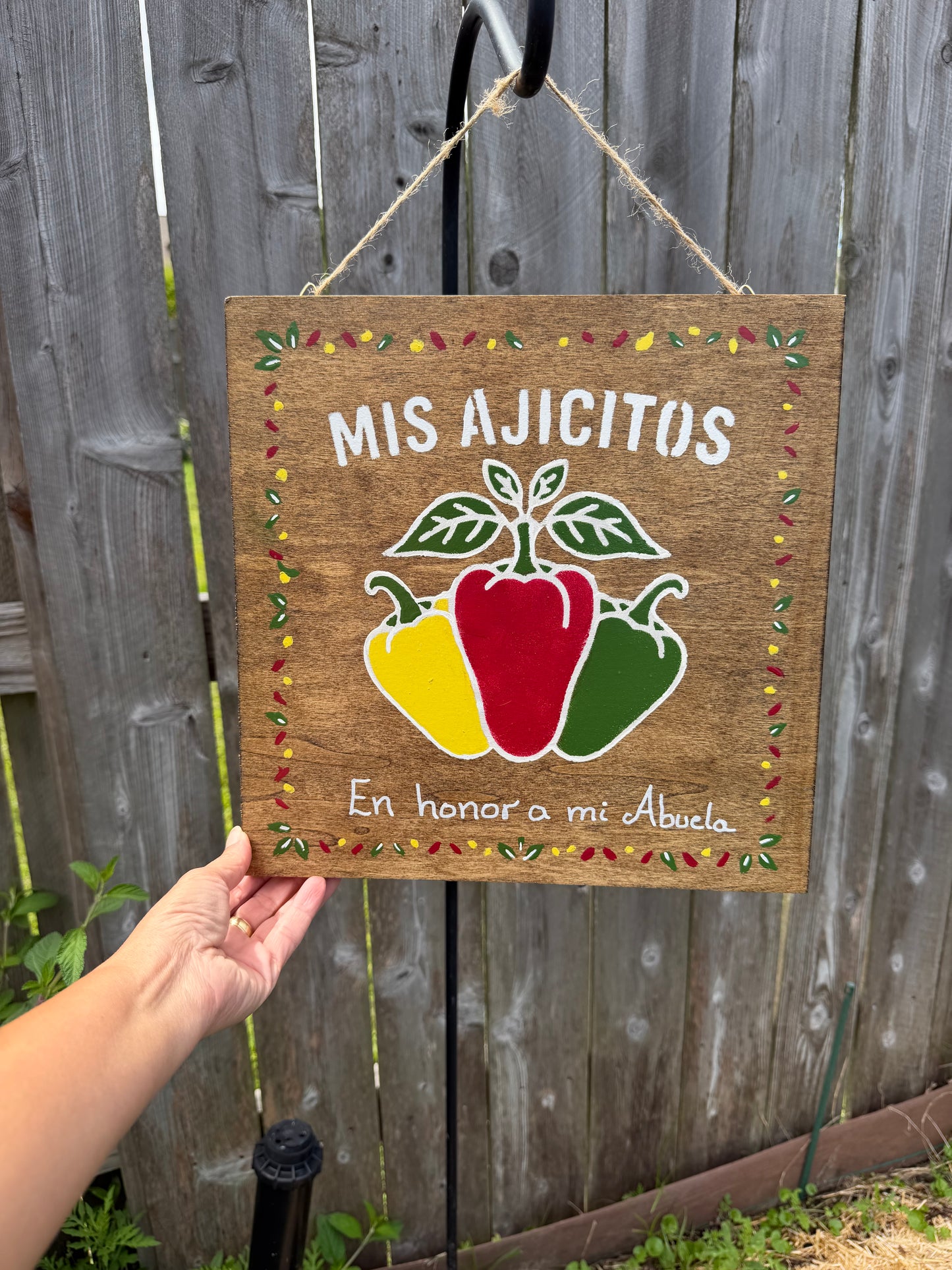 Letrero Personalizado para tu Jardín
